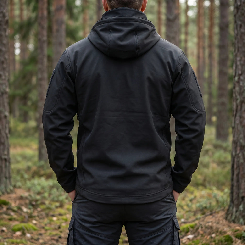 Trekzon - Hooded Softshell Fleece-Lined Jacket Outdoor Hiking Adventures