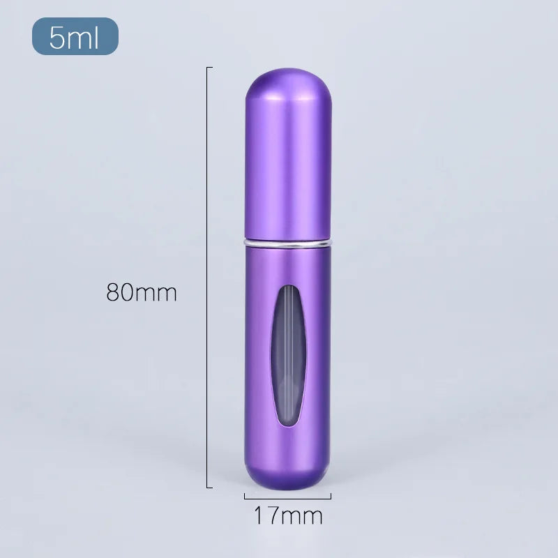 5/8Ml Perfume Spray Bottle Mini Portable Refillable Aluminum Atomizer Bottle Container Perfume Refill Travel Cosmetic Containers