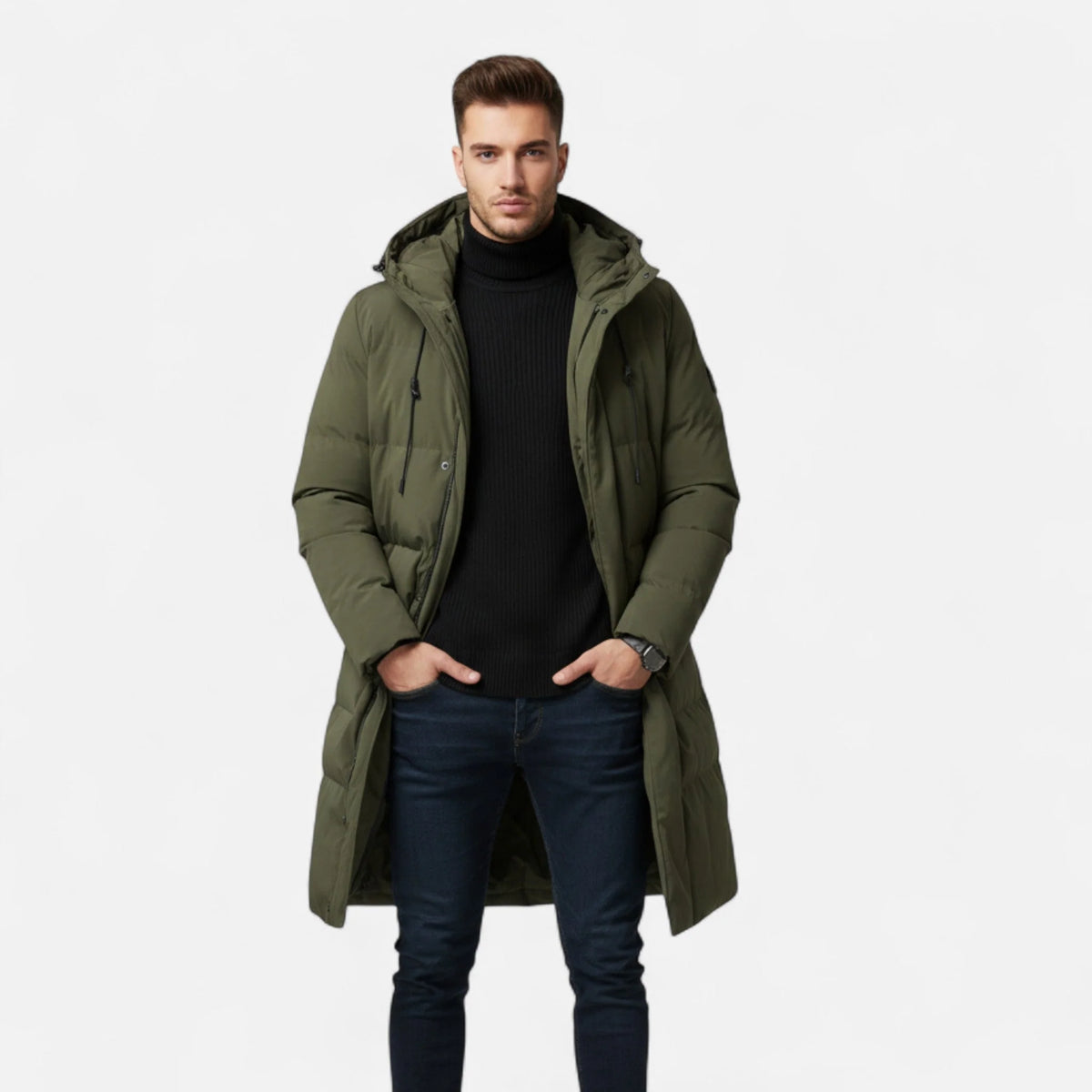 Valmonti | Men’S Warm Hooded Winter Jacket