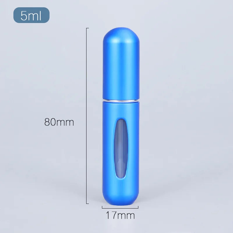 5/8Ml Perfume Spray Bottle Mini Portable Refillable Aluminum Atomizer Bottle Container Perfume Refill Travel Cosmetic Containers