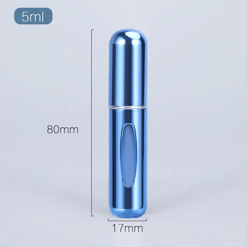 5/8Ml Perfume Spray Bottle Mini Portable Refillable Aluminum Atomizer Bottle Container Perfume Refill Travel Cosmetic Containers