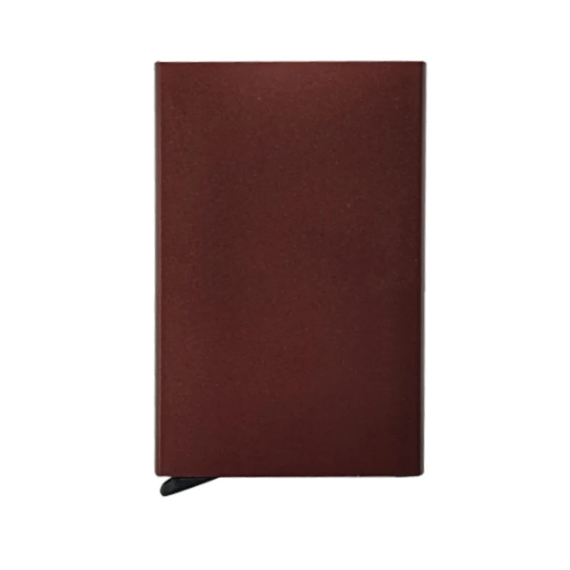 Rfid Smart Wallet Card Holder Metal Thin Slim Men Women Wallets Pop up Minimalist Wallet Small Black Purse Vallet Walets for Men