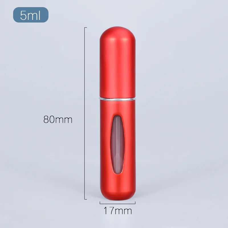 5/8Ml Perfume Spray Bottle Mini Portable Refillable Aluminum Atomizer Bottle Container Perfume Refill Travel Cosmetic Containers