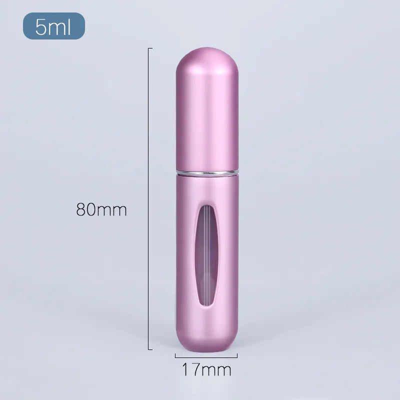 5/8Ml Perfume Spray Bottle Mini Portable Refillable Aluminum Atomizer Bottle Container Perfume Refill Travel Cosmetic Containers