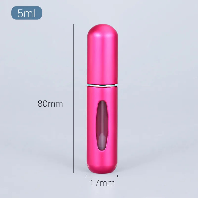 5/8Ml Perfume Spray Bottle Mini Portable Refillable Aluminum Atomizer Bottle Container Perfume Refill Travel Cosmetic Containers