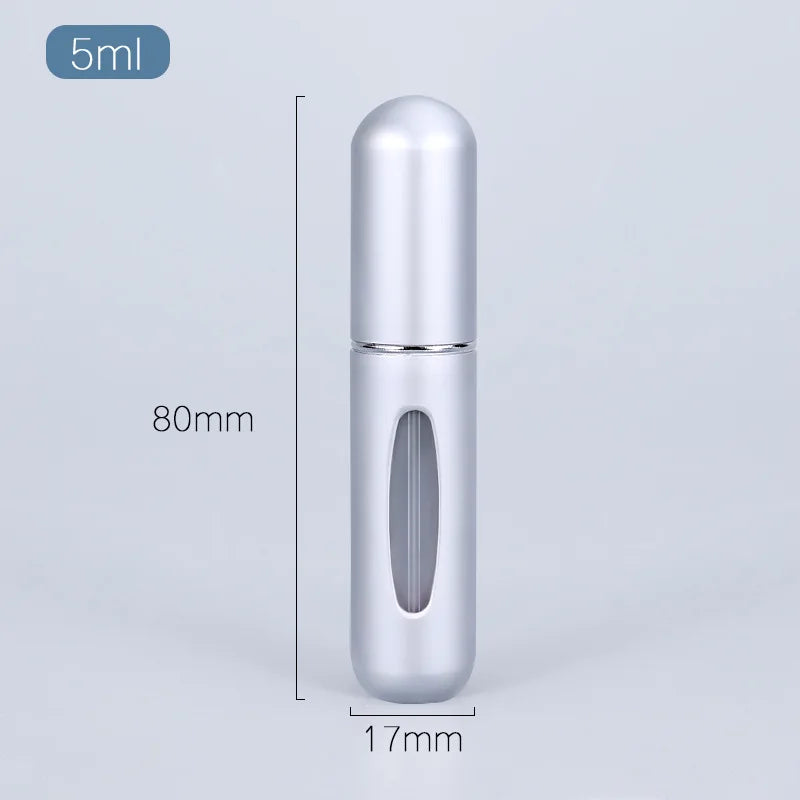 5/8Ml Perfume Spray Bottle Mini Portable Refillable Aluminum Atomizer Bottle Container Perfume Refill Travel Cosmetic Containers