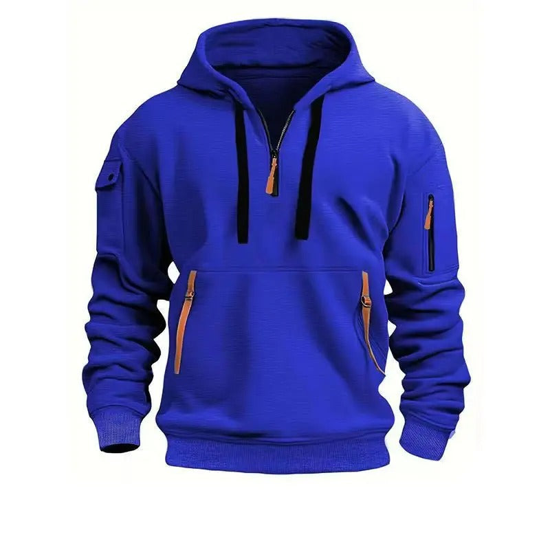 Hoodie poches zippées — Noir