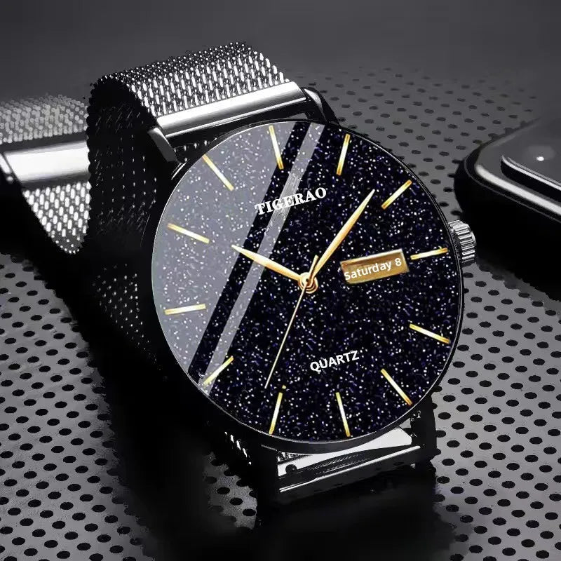 Montre Ciel Étoilé — Noir & Or