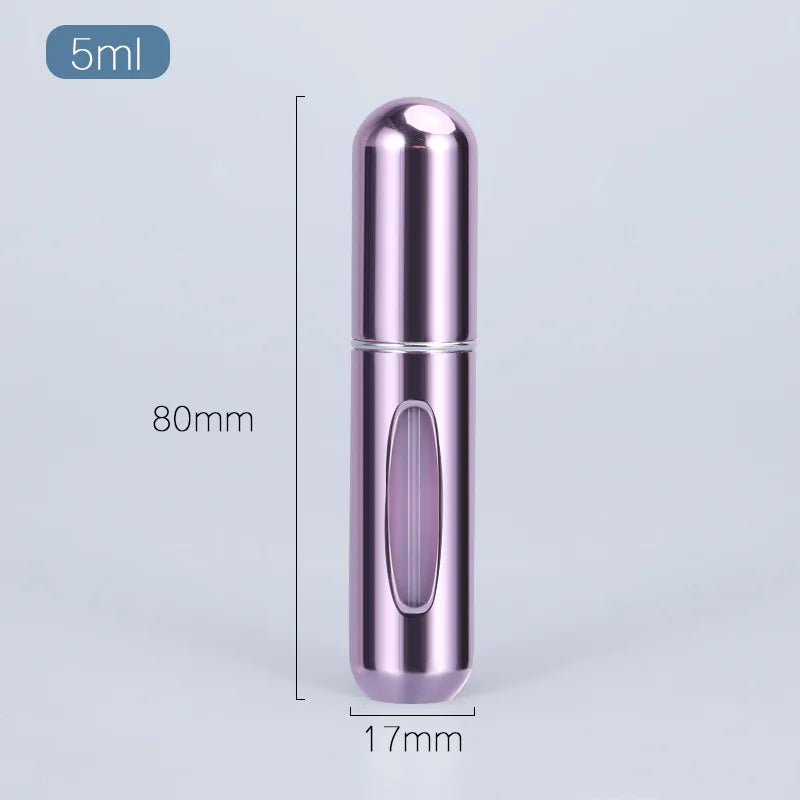 5/8Ml Perfume Spray Bottle Mini Portable Refillable Aluminum Atomizer Bottle Container Perfume Refill Travel Cosmetic Containers