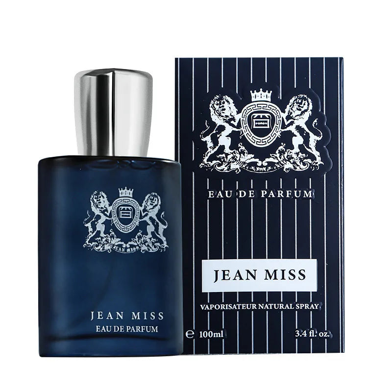 Flacon d'eau de parfum Jean Miss bleu nuit avec coffret assorti