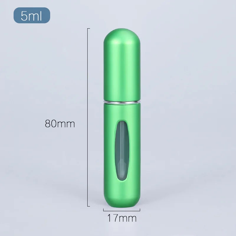 5/8Ml Perfume Spray Bottle Mini Portable Refillable Aluminum Atomizer Bottle Container Perfume Refill Travel Cosmetic Containers