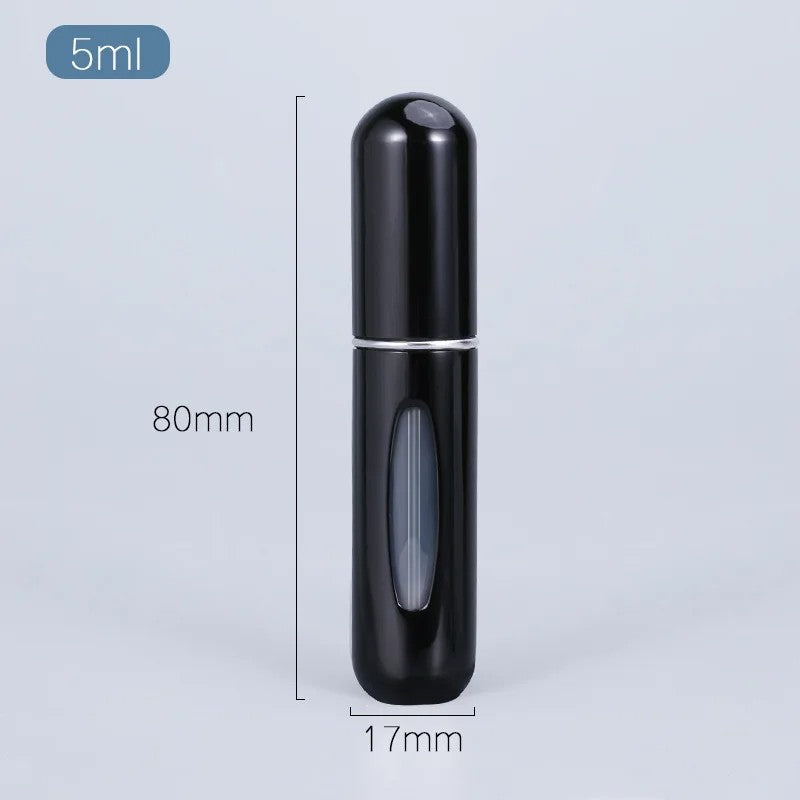 Flacon vaporisateur rechargeable — Aluminium noir