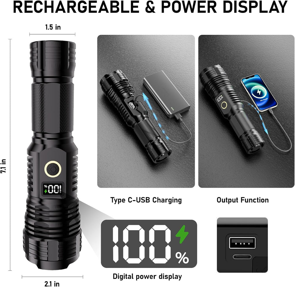 Torche tactique EDC noir mat OG NOIR