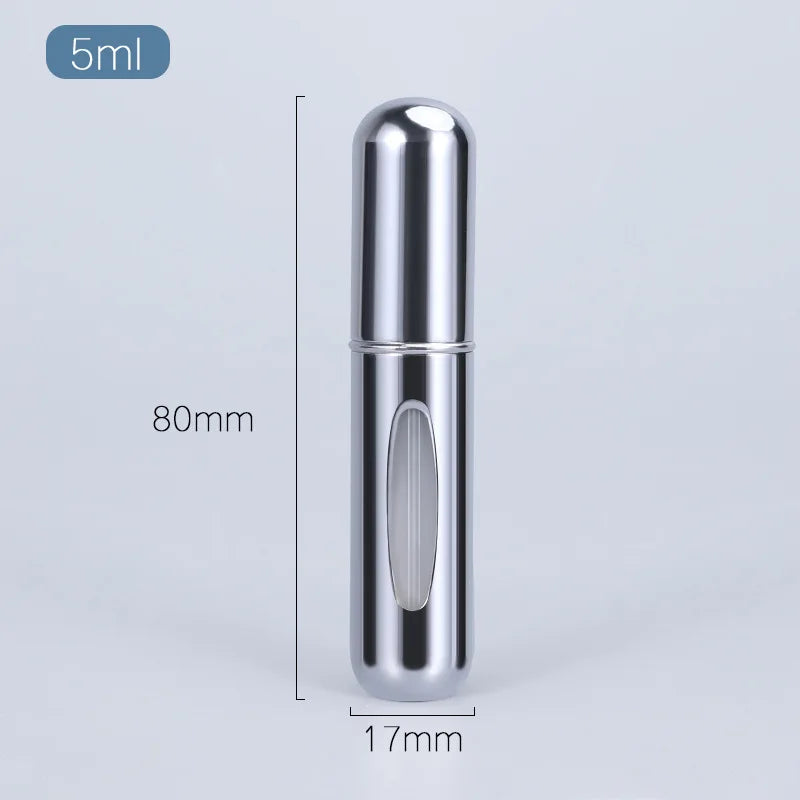 5/8Ml Perfume Spray Bottle Mini Portable Refillable Aluminum Atomizer Bottle Container Perfume Refill Travel Cosmetic Containers