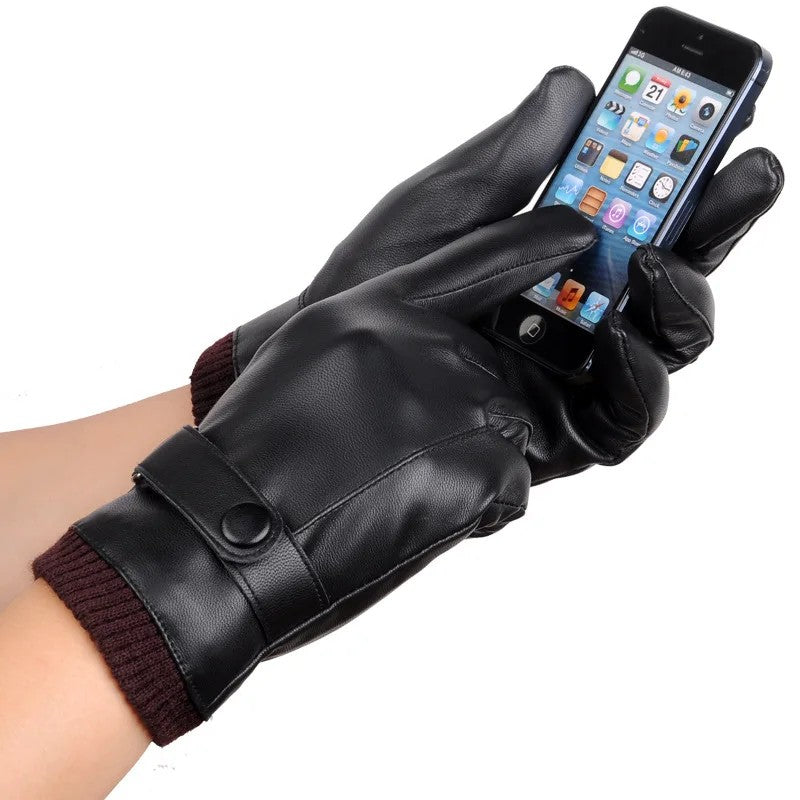 Gants d'hiver tactiles — Noir