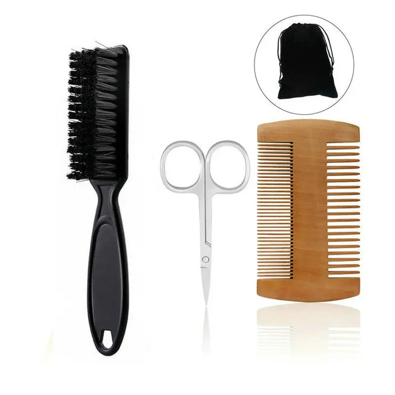 Kit barbe premium — Coffret noir mat